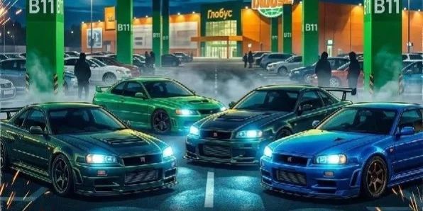 ECL — EASTERN CARS LAND | AUTO MEET — Московская область · Глобус Гипермаркет (Новоухтомское ш., 2А), точка B11