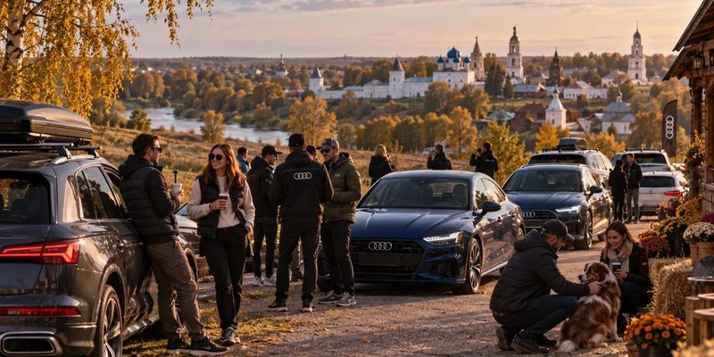 Поездка Audi Family: усадьба Храповицкого в Муромцево и Суздаль — маршрут от МКАД: Муромцево (усадьба Храповицкого), Суздаль · место встречи будет сообщено в отдельном чате поездки