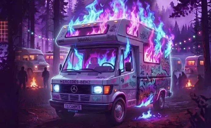 Burning Van — Neon Night Camp 2026 — Место уточняется