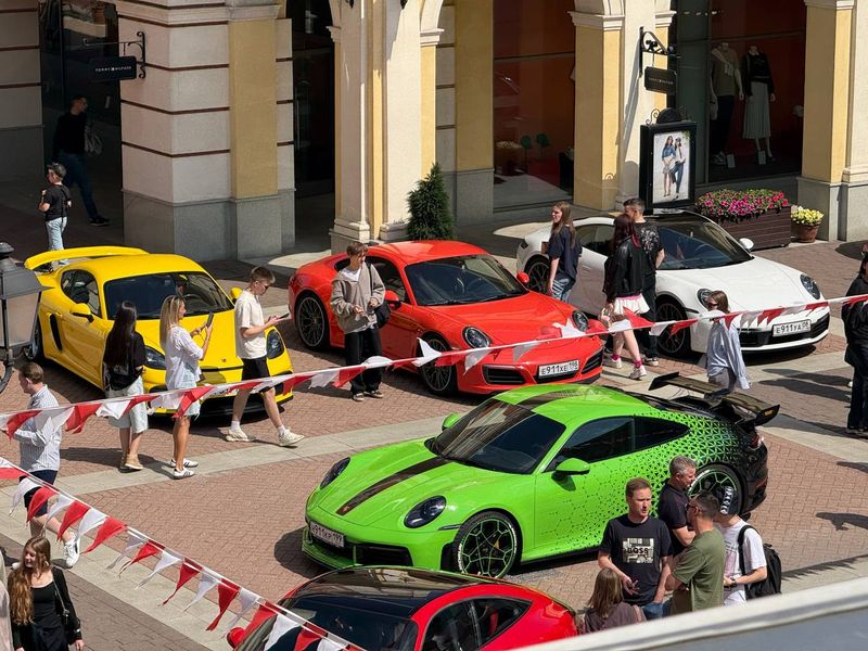 Porsche Ride. Встреча в Аутлете Пулково — Пулково