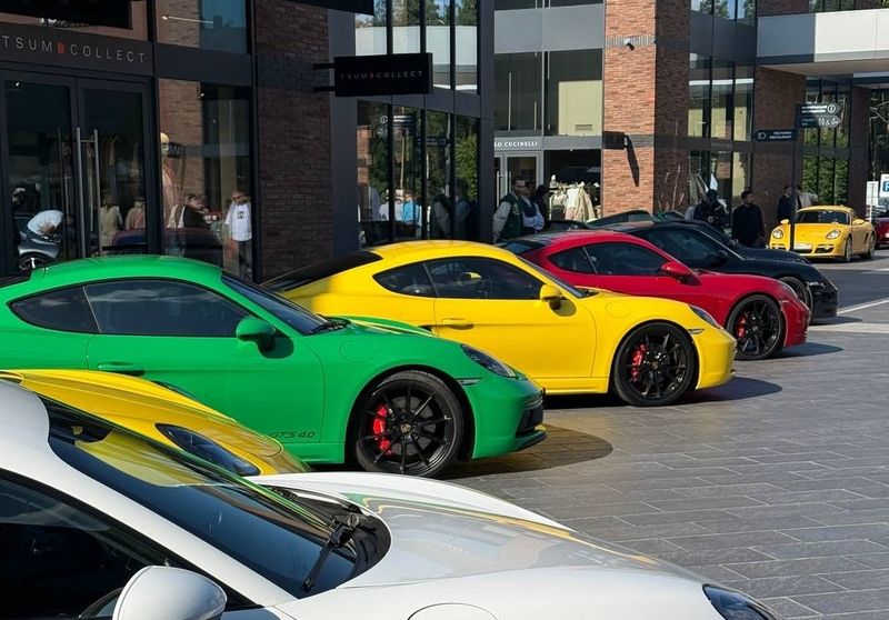 Porsche Ride. Встреча в Аутлете Архангельское — Архангельское