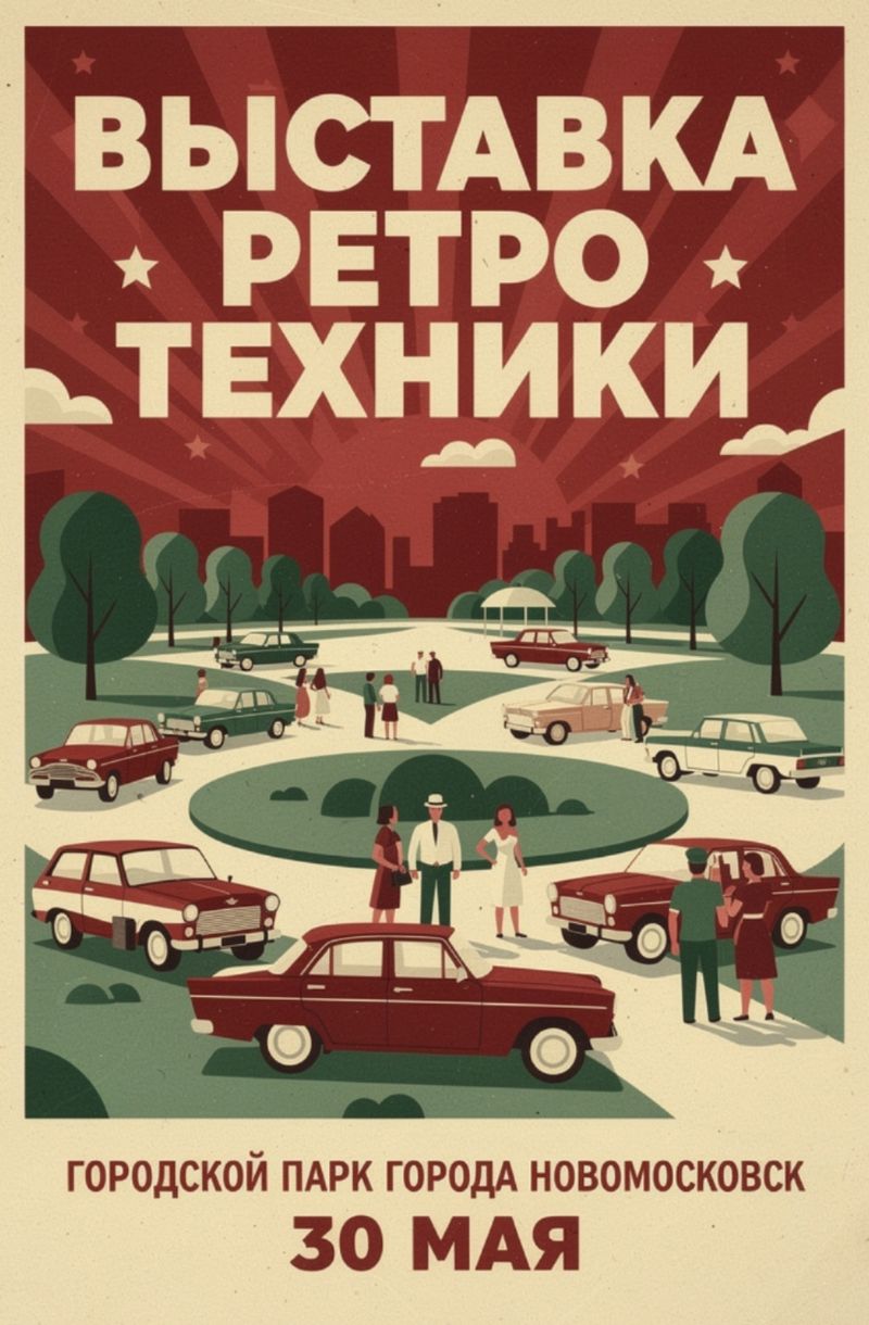 Выставка ретро-техники — Новомосковск