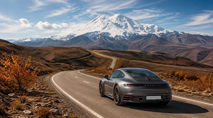 Porsche Ride. Осень в горах — Домбай · Джилы-Су · Приэльбрусье