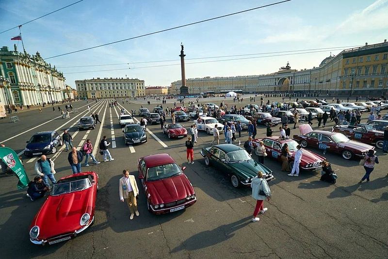 Петербург. LADA Классик Тур — Гран Тур Трофей — Дворцовая площадь, Санкт-Петербург