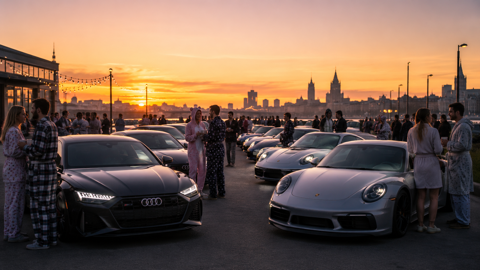 Audi Family x Porsche Ride. Встреча рассвета — место уточняется