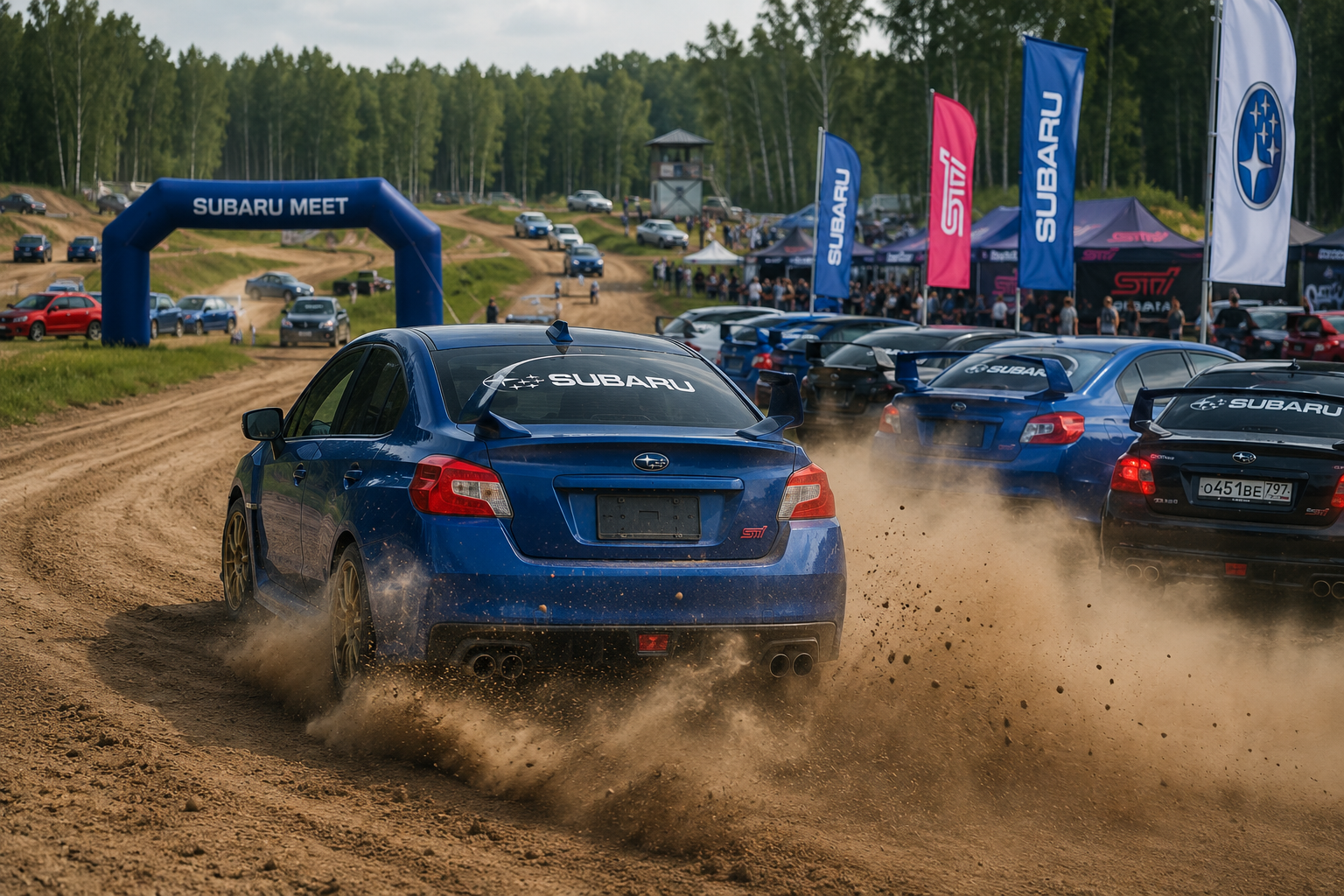Subaru Meet 2026 — полигон Алабино, Московская обл.