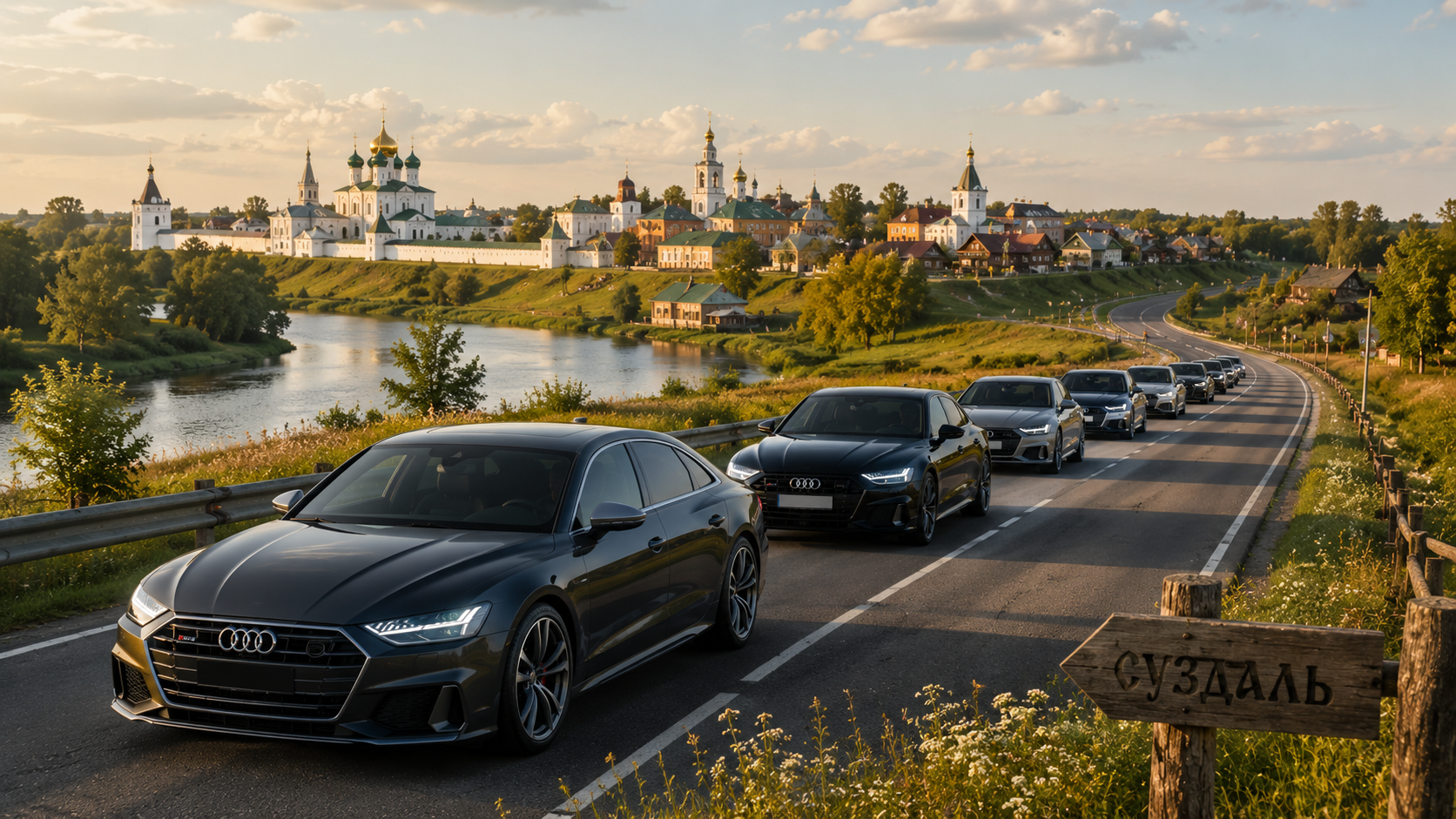 Audi Family. Путешествие в Суздаль — Суздаль